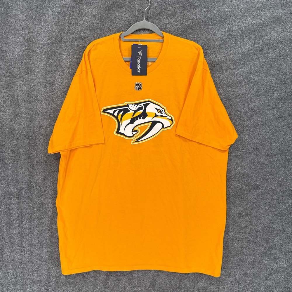 Nashville Predators Tshirt Mens 2XL Yellow Calle Jarnkrok 19 NHL Hockey NEW